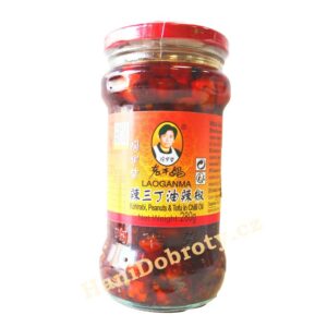 Kedlubny, tofu a arašídy v chilli olejii LAOGANMA 280g