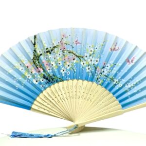 12212 VĚJÍŘ V25 -BLUE butterfly sakura 1ks